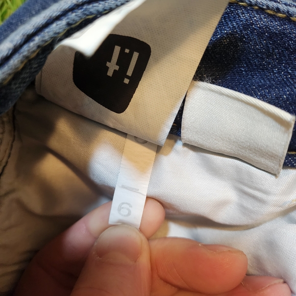 Super Wide Leg Women’s Jeans - Dark Blue Flare. Boxy. Baggy. 90s Y2K Rare Retro - Picture 7 of 8